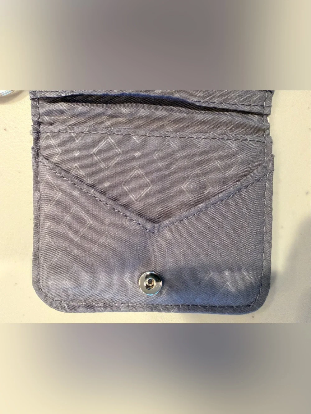 RETIRED: Vera Bradley | Moon Shadow Meadow, Campus Double ID Wallet Keychain